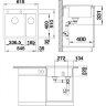 Мойка кухонная Blanco Pleon 6 Split вулкан серый 527322