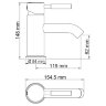 Смеситель WasserKraft Main 4105 для раковины