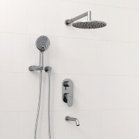 Встраиваемый комплект для ванны и душа с верхним душем WasserKraft А175819