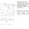 Кухонная мойка ZORG LUX 78-2-51-L GRAFIT с накладкой
