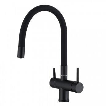 Смеситель для кухни Еmar  ЕС - 3015 black