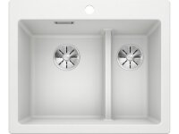 Мойка кухонная Blanco Pleon 6 Split мягкий белый 527139