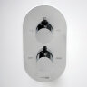 Встраиваемый комплект для ванны с изливом и верхним душем WasserKraft А15030 Thermo