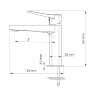 Смеситель WasserKRAFT Aula 1103 для раковины