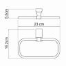 Полотенцедержатель кольцо WasserKRAFT Leine K-5060