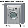 Узкая стиральная машина Korting KWM 42IDM1460