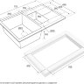 Мойка кухонная Paulmark Flugen 60/1.5 PM237850-BL из искусственного камня IT-Granit, черный