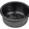 Мойка кухонная Paulmark Werra PM404646-GM из нержавеющей стали, вороненая сталь