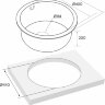 Мойка кухонная Paulmark Werra PM404646-GM из нержавеющей стали, вороненая сталь