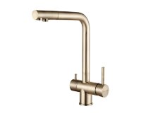 Смеситель Paulmark SKALEN Sk213020-LG, светлое золото