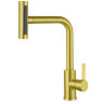 Смеситель для кухни ZORG STEEL HAMMER SH 093 PVD BRONZE