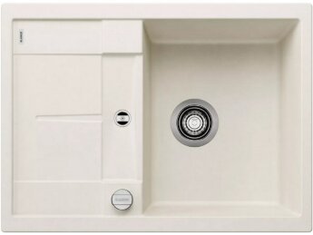 Врезная кухонная мойка Blanco Metra 45S Compact мягкий белый 527102