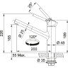 Смеситель кухонный Franke Taros Neo Pull-out