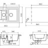 Кухонная мойка SCHOCK Eton 60D, магнолия (700831)