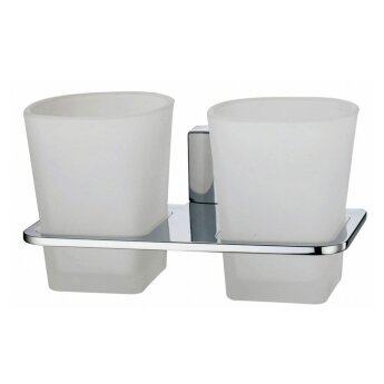 Стакан для зубных щеток WasserKRAFT Leine K-5028D двойной