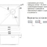Кухонная мойка ZORG LUX 4444 BRONZE с накладкой