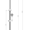 Душевая стойка ZorG Antic A 402DS-BR бронза