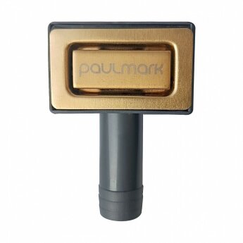 Прямоугольный перелив Paulmark Konz PM22-BG для кухонных моек, брашированное золото