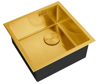 Кухонная мойка ZORG LUX 4844 BRONZE с накладкой