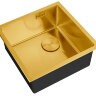 Кухонная мойка ZORG LUX 4844 BRONZE с накладкой