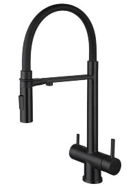 Кухонный смеситель ZORG SZR-3030-1 GRAFIT MAGNIT ГРАФИТ