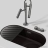 Смеситель Blanco LUNEOO-S Dark steel 527975