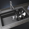 Врезная кухонная мойка Blanco Etagon 8 темная скала