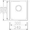 Мойка кухонная Seaman Eco Roma SMR-3438A нержавеющая сталь