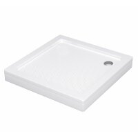 Душевой поддон WasserKRAFT Amper 29T19, квадратный 100x100x17,5 см, акриловый