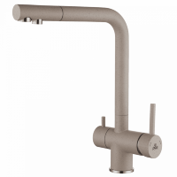 Смеситель Paulmark Skalen Sk213020-302 для кухонной мойки, песок