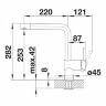 Смеситель Blanco LINUS-S Dark steel 527733