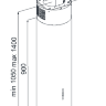 Кухонная вытяжка Konigin Pasio White/White Glass 31