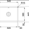 Мойка кухонная Franke Kbk 110-50 белый
