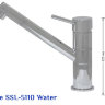 Смеситель Seaman Barcelone SSL-5110 (Water Polish) - Хром полированный