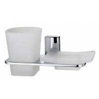 Стакан и мыльница WasserKRAFT Leine K-5026