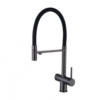 Смеситель для кухни Emar ЕС - 7024 PVD Dark