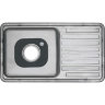 Кухонная мойка Melana 7643 U, врезная прямоугольная с сифоном 1,2/200
