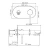 Смеситель WasserKRAFT Wern 4230  встраиваемый, цвет никель