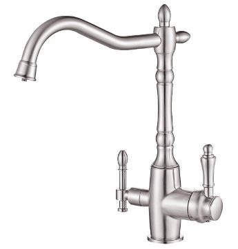 Смеситель для кухни ZORG Steel Hammer SH 812 SATIN