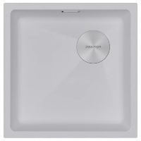 Мойка для кухни Paulmark IT-GRANIT LUMI 45 UNI-SKEW, артикул LU45SK-WH