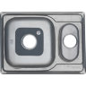 Мойка MELANA 6950S U 0,8/180 1,5-я чаша врезная прямоугольная с сифоном (228 t *10)
