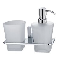 Держатель дозатора и стакана WasserKRAFT Leine K-5089
