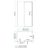 Душевой уголок WasserKRAFT Dinkel 58R07 120x90x200 см, с раздвижными дверьми