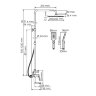 Wasserkraft  A155.198.201.BG Душевая система со смесителем
