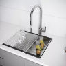Мойка для кухни Paulmark IT-GRANIT LUMI 45 UNI-SKEW, артикул LU45SK-BE
