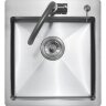 Мойка  MELANA ProfLine  R44485H 3,0/200 САТИН врезная прямоугольная в комплекте с дозатором