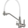 Смеситель для кухни Zorg Steel Hammer SH 903-8 satin