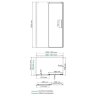 Душевой уголок WasserKRAFT Dinkel 58R32 130x80x200 см, с раздвижными дверьми