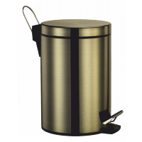Ведро для мусора WasserKRAFT 3 литра K-633LIGHT BRONZE цвет светлая бронза