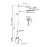 Wasserkraft  A188.067.059.WM Thermo Душевая система с термостатическим смесителем